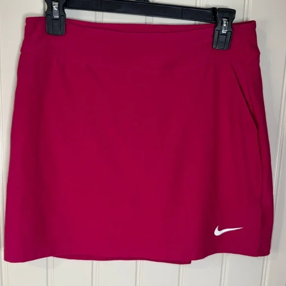 NIKE✔️Dri-Fit Fuchsia Skort, Pockets - Golf, Pickleball, Tennis 💕 (Size Small) - Picture 4 of 12